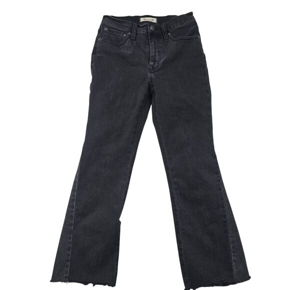 Madewell Cali Demi-Boot Jeans in Hollindale Wash: Gusset Edition size 25 - Picture 3 of 15